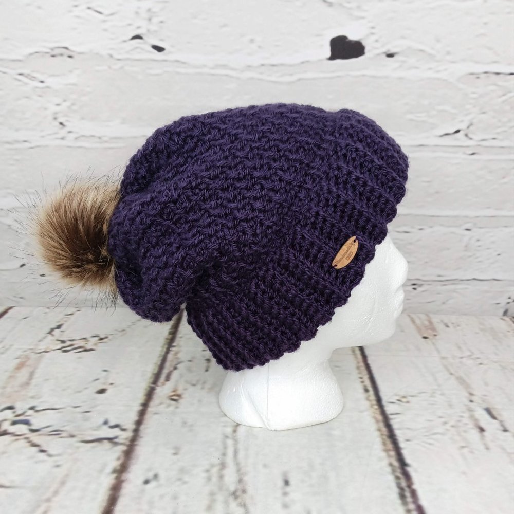 Duncan Street Designs Back in Brugge Handcrafted Slouchy Hat - Picture 4 of 6
